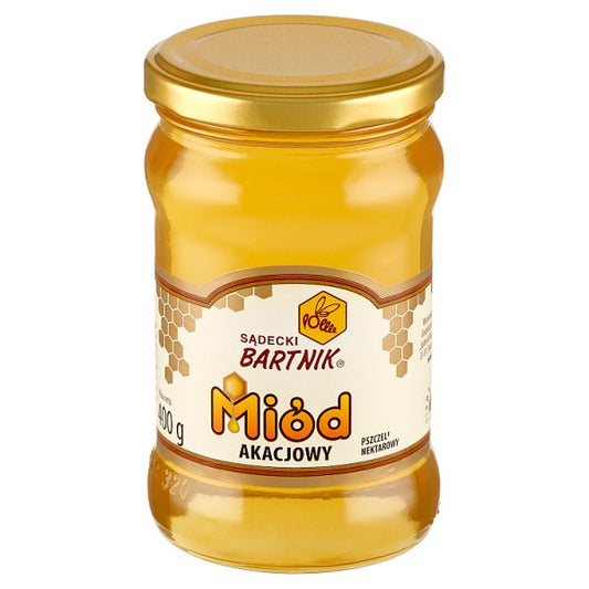 Sądecki Bartnik Miód pszczeli nektarowy akacjowy 400 g