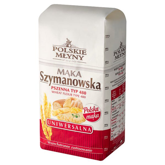 Polskie Młyny Mąka Szymanowska pszenna uniwersalna typ 480 1 kg