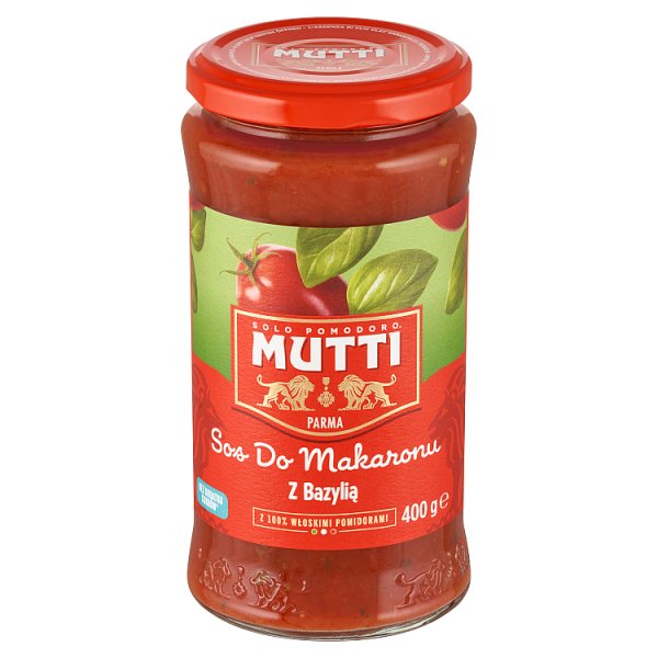 Mutti Sos do makaronu z bazylią 400 g