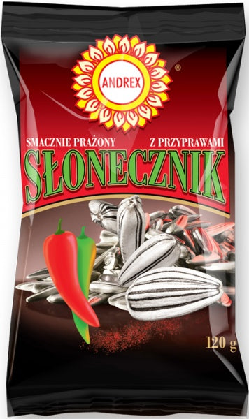 Słonecznik prażony z przyprawami