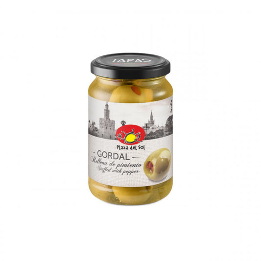 Oliwki gordal nadziewane papryka